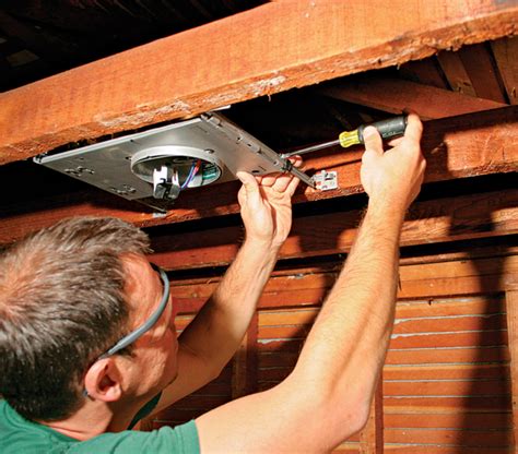 installing a junction box in the ceiling no joints|replacing a ceiling electrical box.